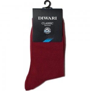 Мужские носки DIWARI CLASSIC 5С-08СП, р.27, 000 бордо 1001330180030020000