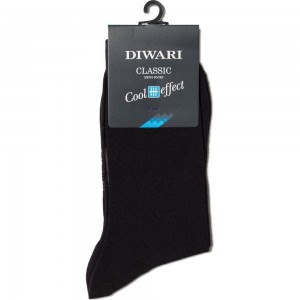 Мужские носки DIWARI CLASSIC COOL EFFECT 7С-23СП, р.27, 000 черный 1001330220030012000