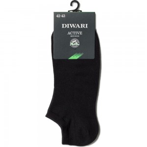 Мужские короткие носки DIWARI ACTIVE 19С-181СП, р.27, 484 черный 1001331110030012484