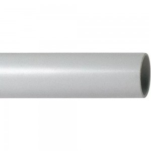 Труба DKC ПВХ, жёсткая, гладкая д.16мм, лёгкая, 2м, цвет серый 62916