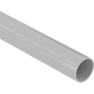 Жёсткая атмосферостойкая труба DKC ПВХ, д.32мм, лёгкая, 3м, цвет серый 63932UF
