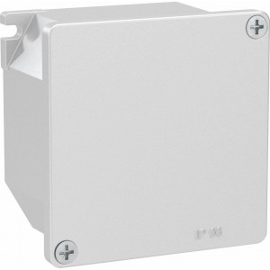 Ответвительная коробка DKC 90х90х53мм IP66 RAL9006 окрашенная, алюминий 65300