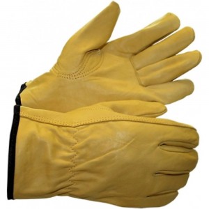 Кожаные желтые перчатки Дока ДРАЙВЕР RX 5003, 10 АВ б/п DK.3500.06386
