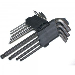 Набор Г-образных ключей DolleX 9 шт. 1,5-10 мм с шаром, L=180mm SHB-009