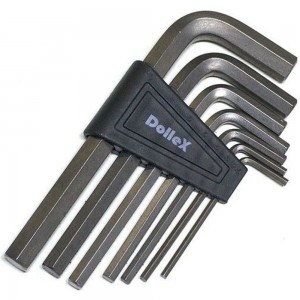 Набор Г-образных ключей DolleX 7 шт. 2,5-10 мм SHK-007