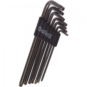 Набор Г-образных ключей DolleX торкс 7 шт. Т10-Т40, L=150mm SGT-007