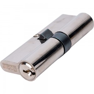 Цилиндр замка DORF ключ/ключ, английский, 5 ключей, никель, 40х40 мм 00-00005112