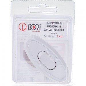Кнопочный выключатель для бра DORI белый 40620