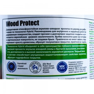 Пропитка для защиты древесины Dufa Wood Protect тик 750 мл МП000015769
