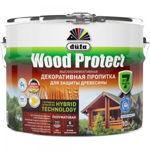 Пропитка для защиты древесины Dufa Wood Protect дуб 10 л Н0000007173