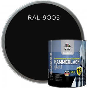 Эмаль Dufa Hammerlack Premium 0.75 л, на ржавчину, гладкая МП00-010413
