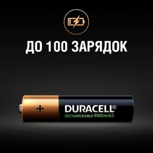 Аккумуляторные батареи Duracell HR03-4BL 850mAh предзаряженные 4шт Б0014861