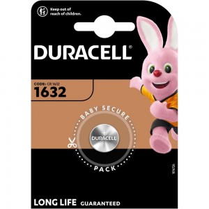 Литиевая батарейка Duracell 5007988, 1632-1BL, Б0044724