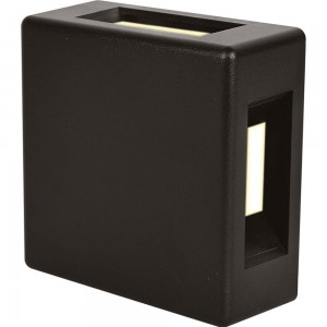 Светодиодный архитектурный светильник duwi, Nuovo LED 7W, 3000K, IP54, черный, пластик 24268 0