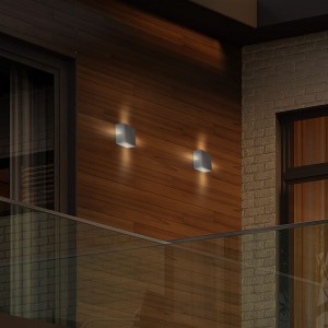 Светодиодный архитектурный светильник duwi, Nuovo LED 7W, 3000K, IP54, серый, пластик 24273 4
