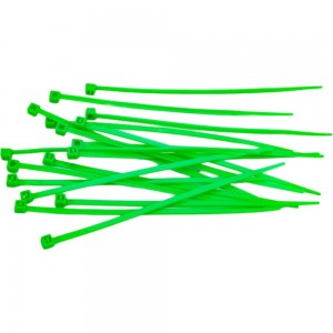 Кабельный хомут duwi нейлон, 100x2,5 мм, зеленый, 25 шт. 30222 3