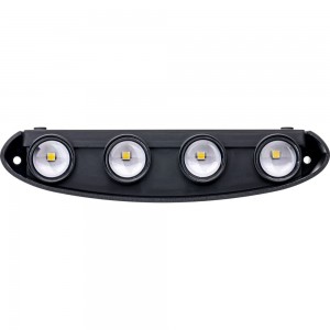 Настенный накладной светильник duwi NUOVO LED 8Вт ABS пластик 3000К IP54 черный 8 лучей 24772 6