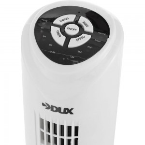 Колонный вентилятор DUX с пультом и таймером 45 Вт, белый 60-0217