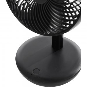 Настольный вентилятор DUX 4 скорости, питание USB, черный 60-0215