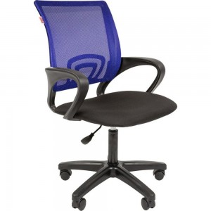 Кресло Easy Chair VTEChair-304 LT TC Net ткань черный/сетка синий, пластик 1095203