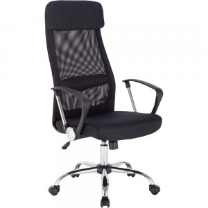 Кресло Easy Chair BNSpEСhair-589 TC сетка/ткань черный, хром 1114738