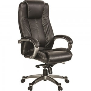 Кресло руководителя Easy Chair BNDp EChair-604 ML кожа черная, пластик 298405