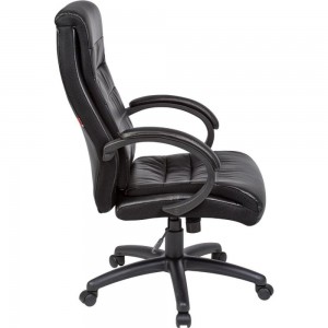Кресло для руководителя Easy Chair 648 TPU черное, искусственная кожа, пластик 716341