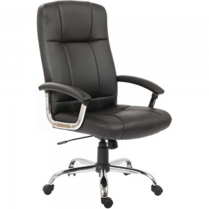 Кресло для руководителя Easy Chair 524 TPU черное, экокожа, металл 299470