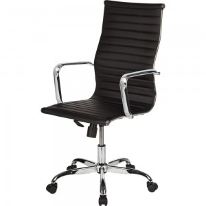 Кресло для руководителя Easy Chair 711 TPU черное, искусственная кожа, металл 1127793