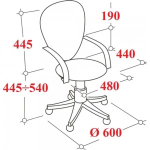 Кресло Easy Chair vb_echair-396w lt сетка/ткань черный пластик белый 1776392