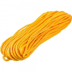 Вязаный полипропиленовый шнур, цветной, моток, 4мм х 20м Эбис 00003