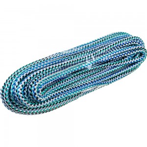 Вязаный полипропиленовый шнур, цветной, моток, 6мм х 20м Эбис 00005