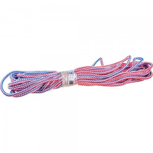 Вязаный полипропиленовый шнур, цветной, моток, 8мм х 20м Эбис 00006