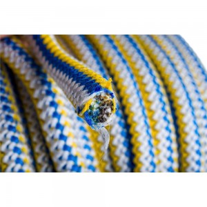 Вязаный полипропиленовый шнур, цветной, катушка 18мм х 100м Эбис 00090