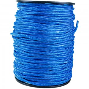 Плетеная веревка ЭБИС п/п 8 мм 200 м синяя 178
