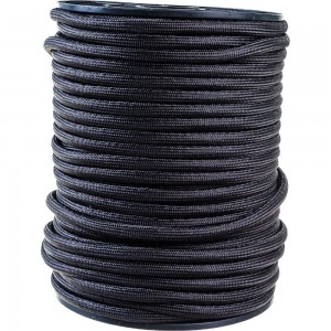 Плетеная веревка ЭБИС п/п 12 мм 100 м черная 189