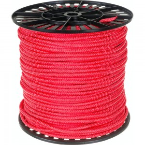 Плетеная веревка ЭБИС п/п 8 мм 200 м красная 179