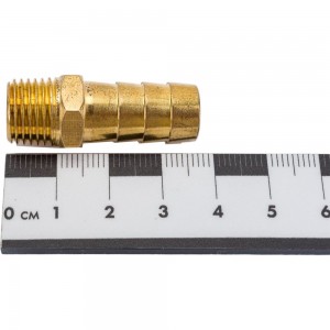 Переходник G1/4М х елочка 12 мм, латунь ECO AB-MT14/E12