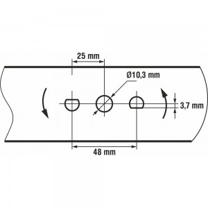 Нож для газонокосилки ECO LG-X2008 