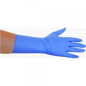 Нитриловые перчатки EcoLat Long Cuff 100 шт./уп. размер S, 3150/S