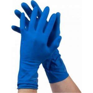 Хозяйственные латексные перчатки EcoLat Премиум 50 шт./уп., размер M 2326/M