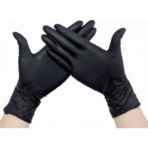 Нитриловые перчатки EcoLat Black 100 шт./уп. размер M, 3740/M