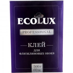 Клей для обоев ECOLUX PROFESSIONAL Флизелин 500 г 4607133681210