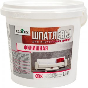 Финишная шпатлевка ECOLUX 1.5 кг 4607133682675