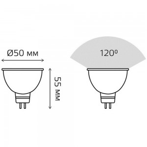 Светодиодная лампа ECON LED MR 6,5 Вт GU5.3 6500K 220V ES 74650532-220