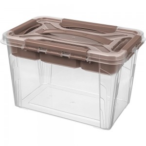 Универсальный ящик Econova Grand Box с замками и вставкой-органайзером, 6,65 л 433224214