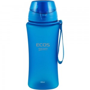 Бутылка для воды Ecos SK5014 480 мл, голубая 004735