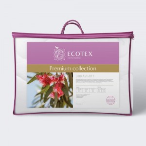 Стеганое одеяло Ecotex Эвкалипт эвкалиптовое волокно, всесезонное, 1.5 спальное, 140x205 ОЭК1