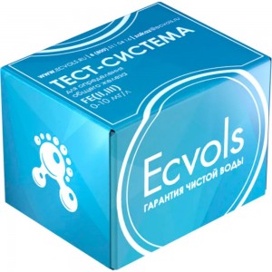 Тест-система Ecvols Fe для определения содержания железа в воде 0-10 мг/л, 50 тестов 02.00010409