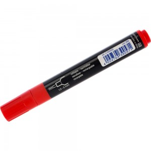 Перманентный маркер, красный, круглый наконечник 1.5-3 мм Edding E-300-2